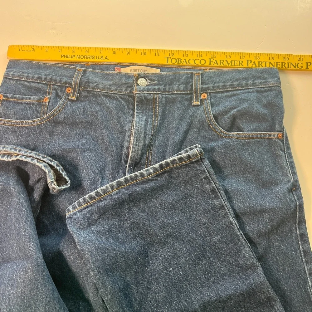 Levis 517 Men's Jeans 40x30 Boot Cut Denim Blue Cotton Boot Cut Actual W39 L30‎